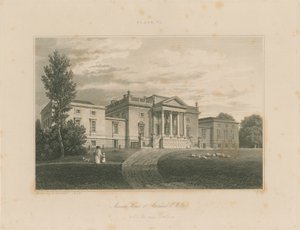 Wiltshire - Stourhead - Herrgård: gravyr av John Buckler