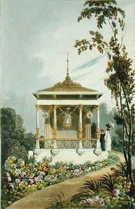 Rural Residences: An Alcove, från Ackermanns Repository of Arts av John Buonarotti Papworth