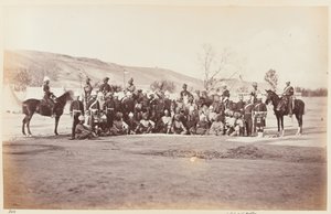 ?Assisterande generaladjutant med prost-marskalk och stab?, 1879 ca. av John Burke