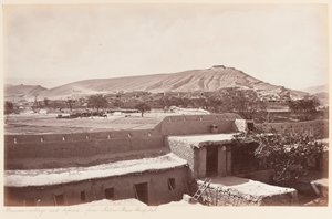Byn Bemaru och försvar från det infödda bassjukhuset, 1879 av John Burke