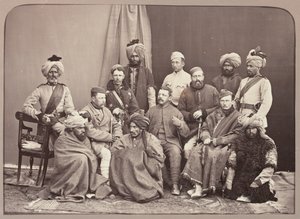 Brittiska och infödda officerare, 5:e regementet av infanteri, Punjab Frontier Force av John Burke