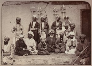 Jordägare och arbetare i Kabul, 1879 av John Burke