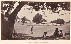 Amir Yakub Khans läger Safed Sang, 1879 av John Burke