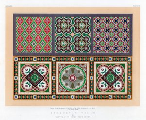 Enkaustiska plattor, 1800-tal.