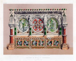 Sten och marmor Reredos, 1800-talet.