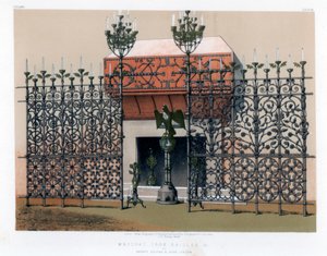 Smidesjärnsgaller, 1800-tal.