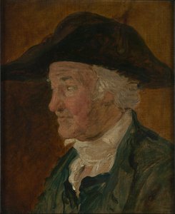 "Kommendör" Samuel Wilkes, pensionär i Greenwich, ca 1832 (målning)