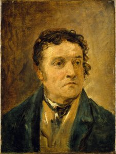 Porträtt av Thomas Allen, inlagd på Greenwich Hospital, ca 1832, till minne av slaget vid Trafalgar (1805). Olja på duk