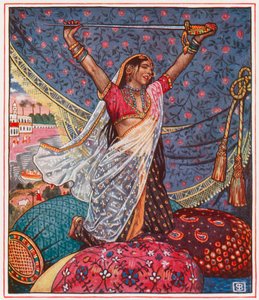 Kärlek är en symbol för en helig sak av John Byam Liston Shaw