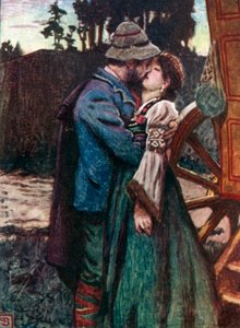 Ruggiero Leoncavallo, I Pagliacci (färglitografi) av John Byam Liston Shaw