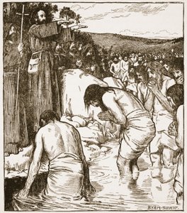 The Baptism at Tara, illustration från 