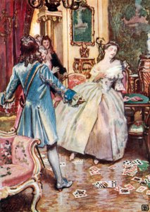 Verdi, La Traviata (färglitografi) av John Byam Liston Shaw