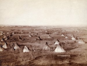 Lakota Tribal Village 1891 av John Grabill
