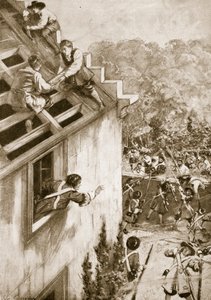Anfallet av Dunkeld, 21 augusti 1689 (litho)