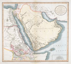 En ny karta över Arabien, inklusive Egypten, Abessinien, Röda havet amp; c. amp; c. från de senaste auktoriteterna.