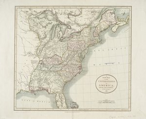 En ny karta över USA, från de senaste myndigheterna, 1806