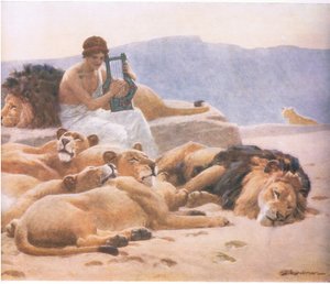 Orpheus och hans luta, Bibbys Annual, 1916-17