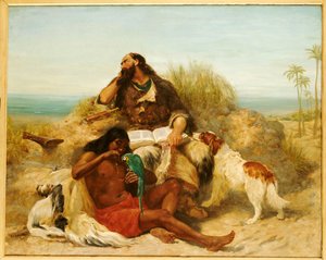 Robinson Crusoe och hans man fredag