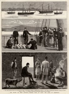 Lättnad för irländsk nöd, besök av HKH Hertigen av Edinburgh av John Charles Dollman
