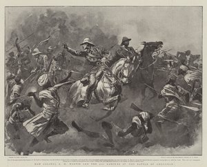 Hur överste R H Martin ledde de 21:a Lancers i slaget vid Omdurman