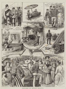 Skisser på Henley Regatta av John Charlton