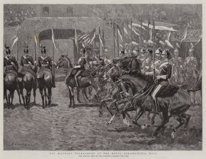 Den militära turneringen i Royal Agricultural Hall av John Charlton