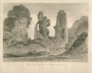 Alton Castle: sepiateckning, 1841 av John Chessell Buckler