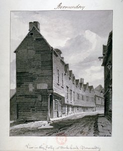 Dockhead Folly, Bermondsey, London, 1820 av John Chessell Buckler