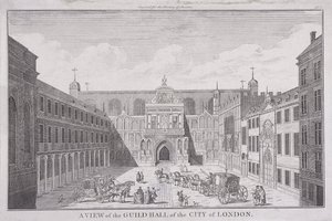 Guildhall, London, 1820 av John Chessell Buckler