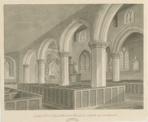 Lichfield - Interiör av St. Michael