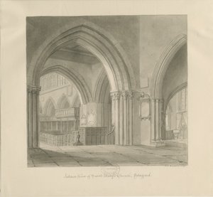 Stafford - Interiör av St. Mary