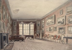 Galleriet på Browsholme, nära Clitheroe, Yorkshire av John Chessell Buckler