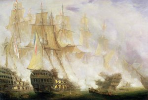 Slaget vid Trafalgar, ca 1841 (olja på duk)