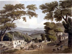 Kronan, från "Bath Illustrated by a Series of Views", graverad av John Hill (1770-1850) pub. av William Miller