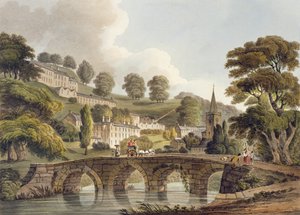 Bradford, från "Bath Illustrated by a Series of Views", graverad av John Hill (1770-1850), utgiven av William Miller, 1805 (akvatint).