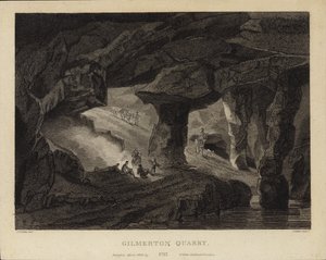 Gilmerton stenbrott av John Claude Nattes