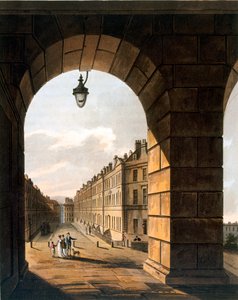 Gatascen, Bath (akvatint) av John Claude Nattes