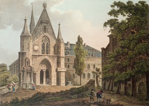 College de Navarre i Paris, graverad av I. Hill, 1809 (akvatint)