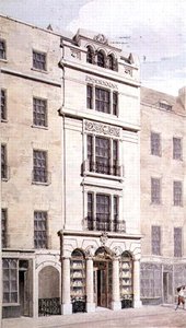 Rundell, Bridge and Rundell, 32 Ludgate Hill, 1826 (wc på papper) av John Clement Meade