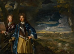Michael Richards 1673-1721 och John Richards 1669-1709 vid belägringen av Belgrad 1690, 1700. av John Closterman