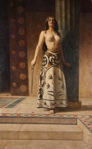 Clytemnestra, ca 1914 (olja på duk) av John Collier