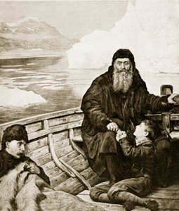 Henry Hudsons sista resa, illustration från "Hutchinson