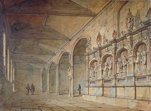 Interiör av kapellet St Peter ad Vincula, Tower of London, 1814