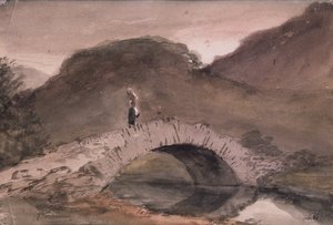 En bro vid Borrowdale av John Constable