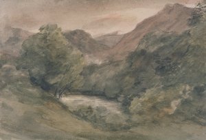 Borrowdale, Evening after a Fine Day, 1 oktober av John Constable