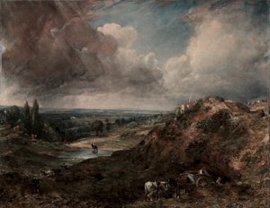 Branch Hill Pond, Hampstead av John Constable