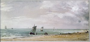Brighton Beach (olja på duk av John Constable