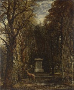 Minnesmärke till minne av Sir Joshua Reynolds, uppfört på Coleorton Hall i Leicestershire av den avlidne Sir George Beaumont, Bt. av John Constable