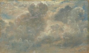Studie av molnet av John Constable