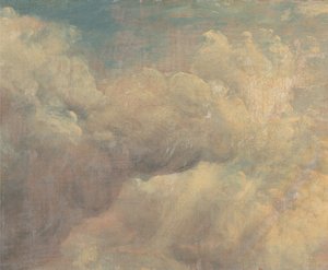 Studie av molnet av John Constable